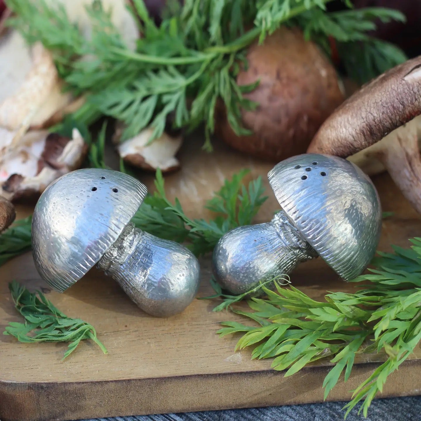Mushroom Salt & Pepper Set