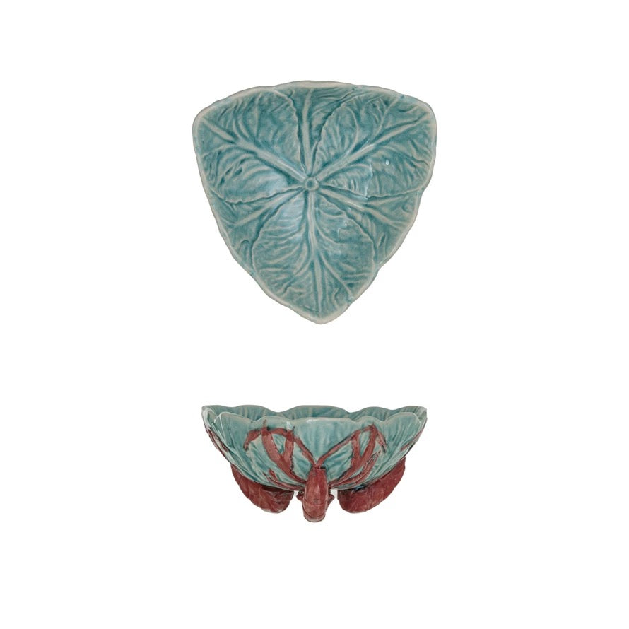 Lobster Footed Stoneware Bowl