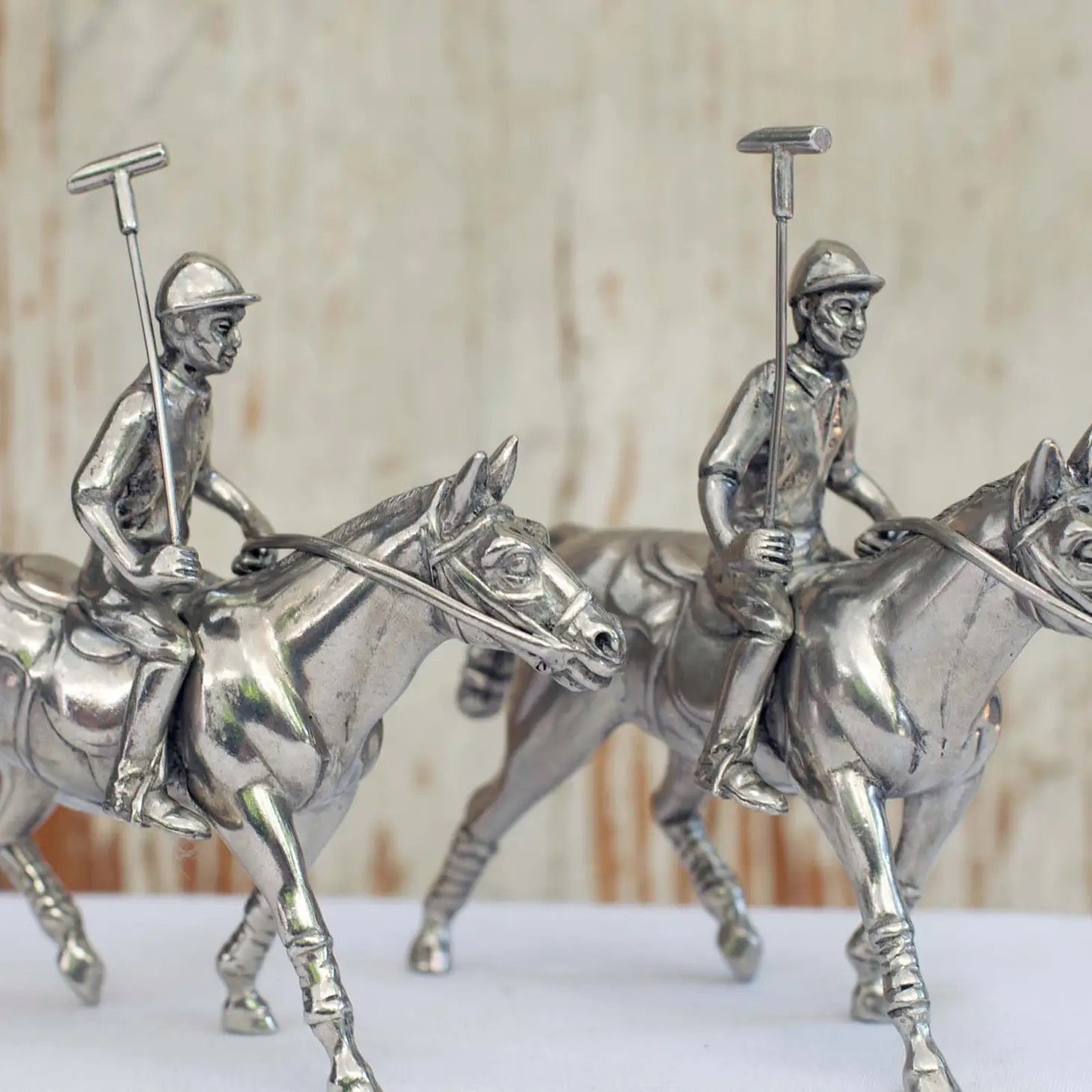 Polo Player Salt and Pepper Shakers