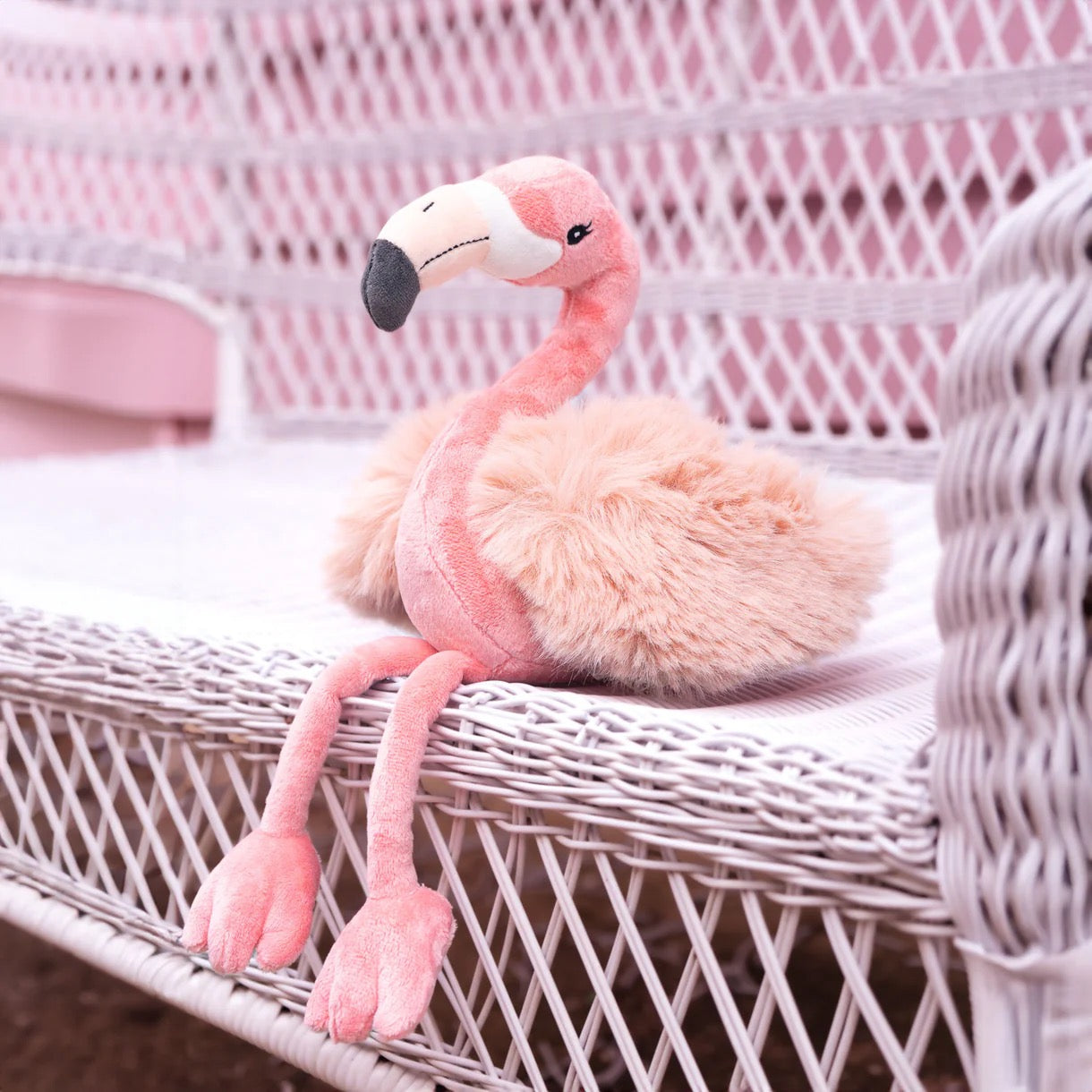 Phoebe Stuffed Flamingo