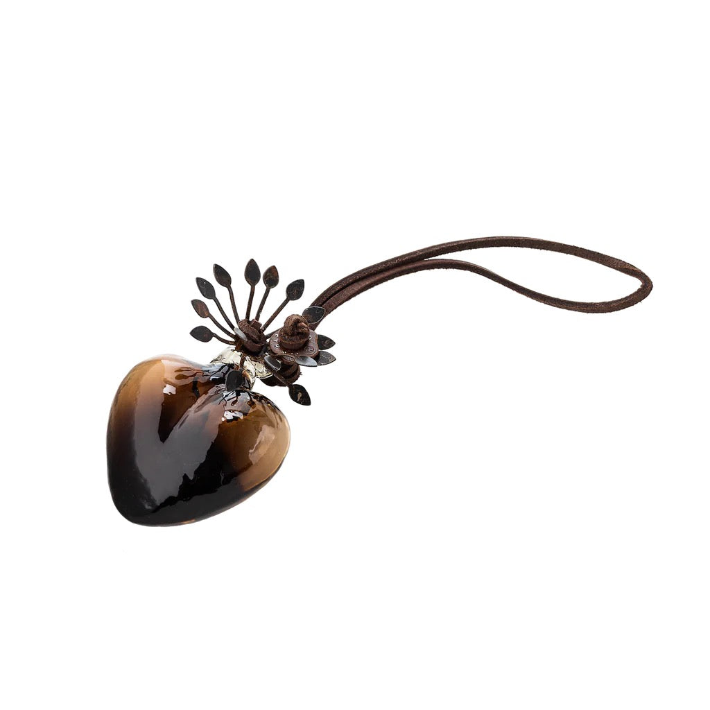 Adelita Chocolate Glass Heartblessing