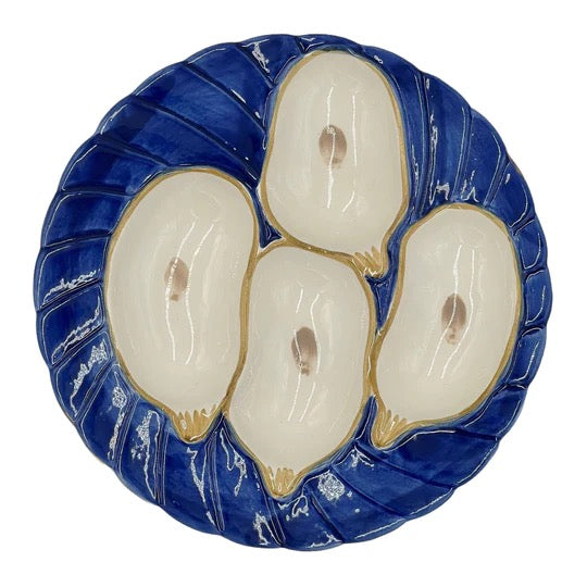 Oyster Plate Cobalt