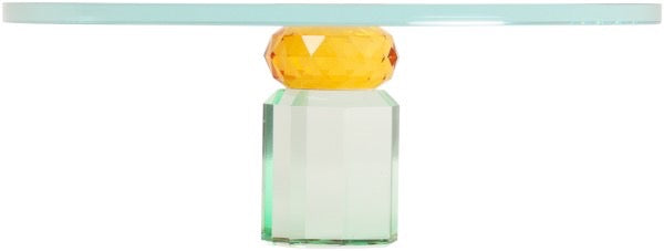 Crystal Pedestal in Mint Green