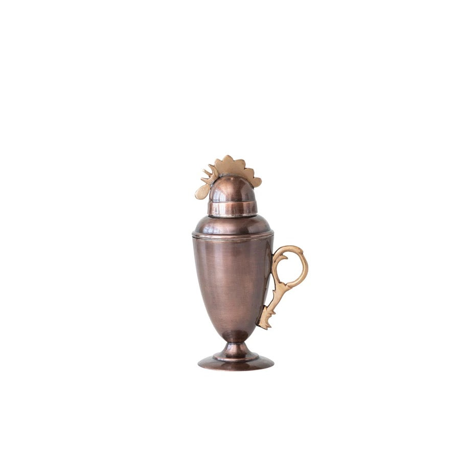 Vintage Style Rooster Cocktail Shaker