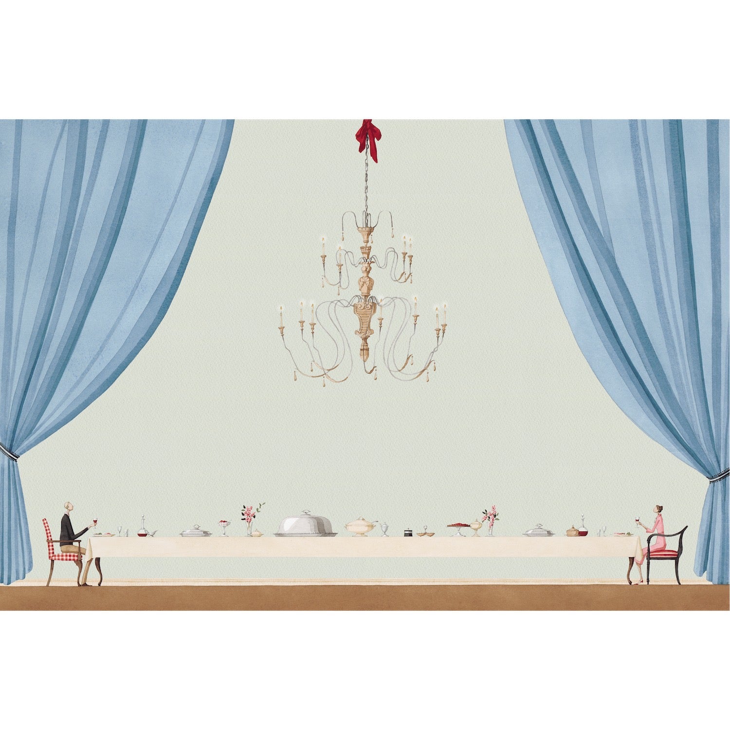 Table for Two Placemat - Pack of 18