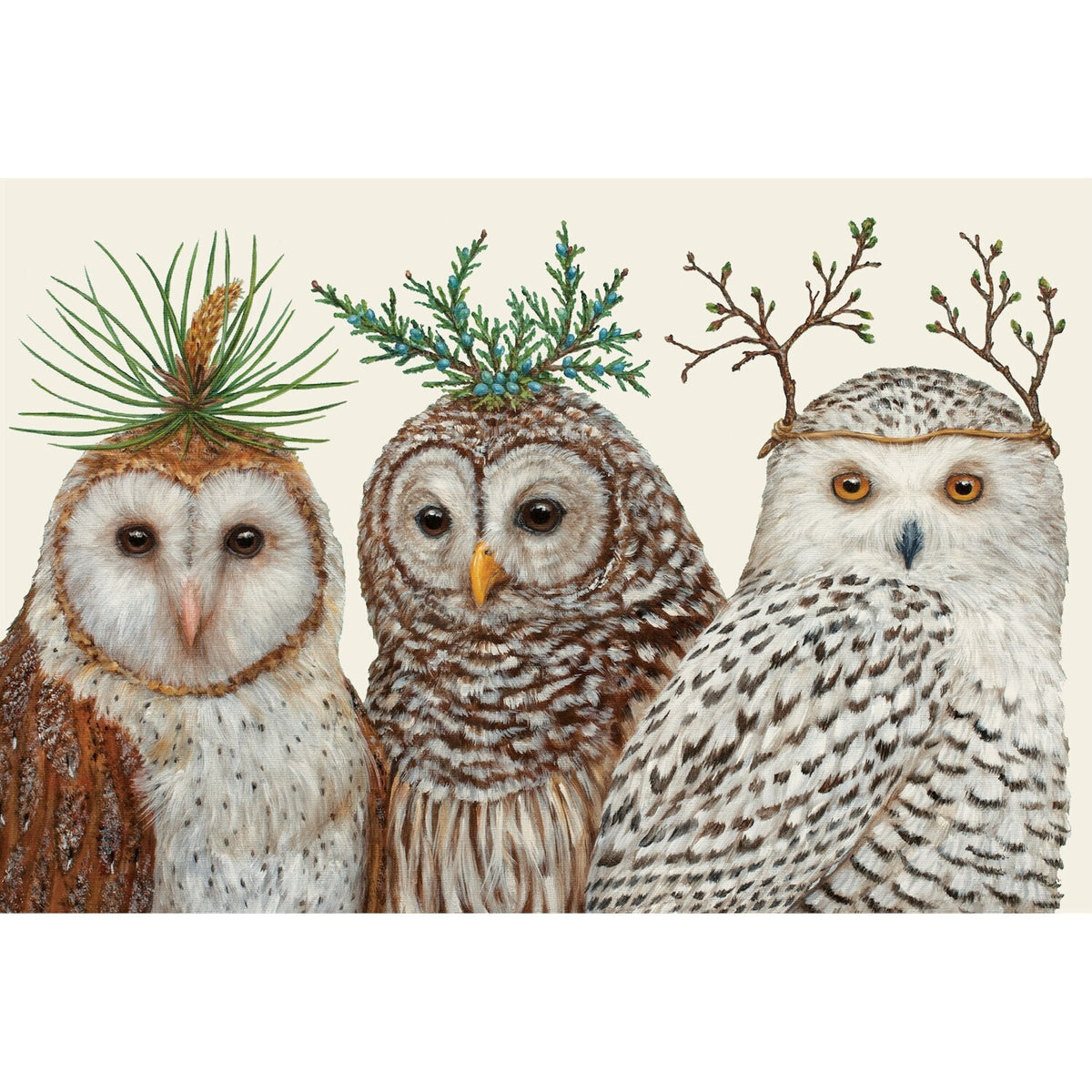 Winter Owls Placemat - Pack of 24