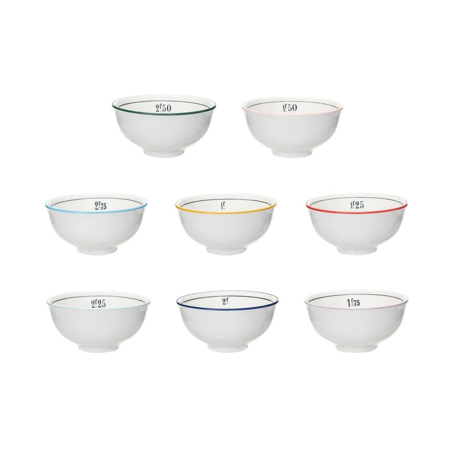 French Inspired Cafe Bowl - set of 8