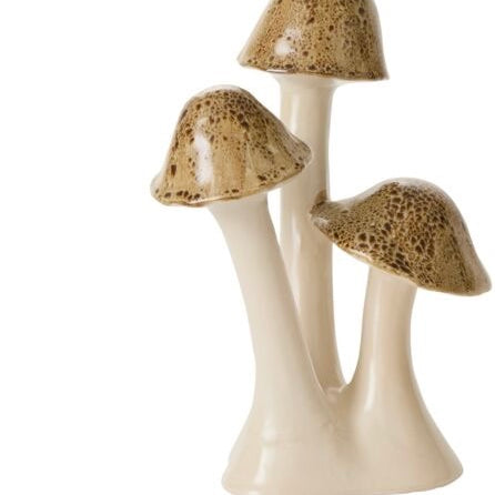 Speckled Mushroom Figurine