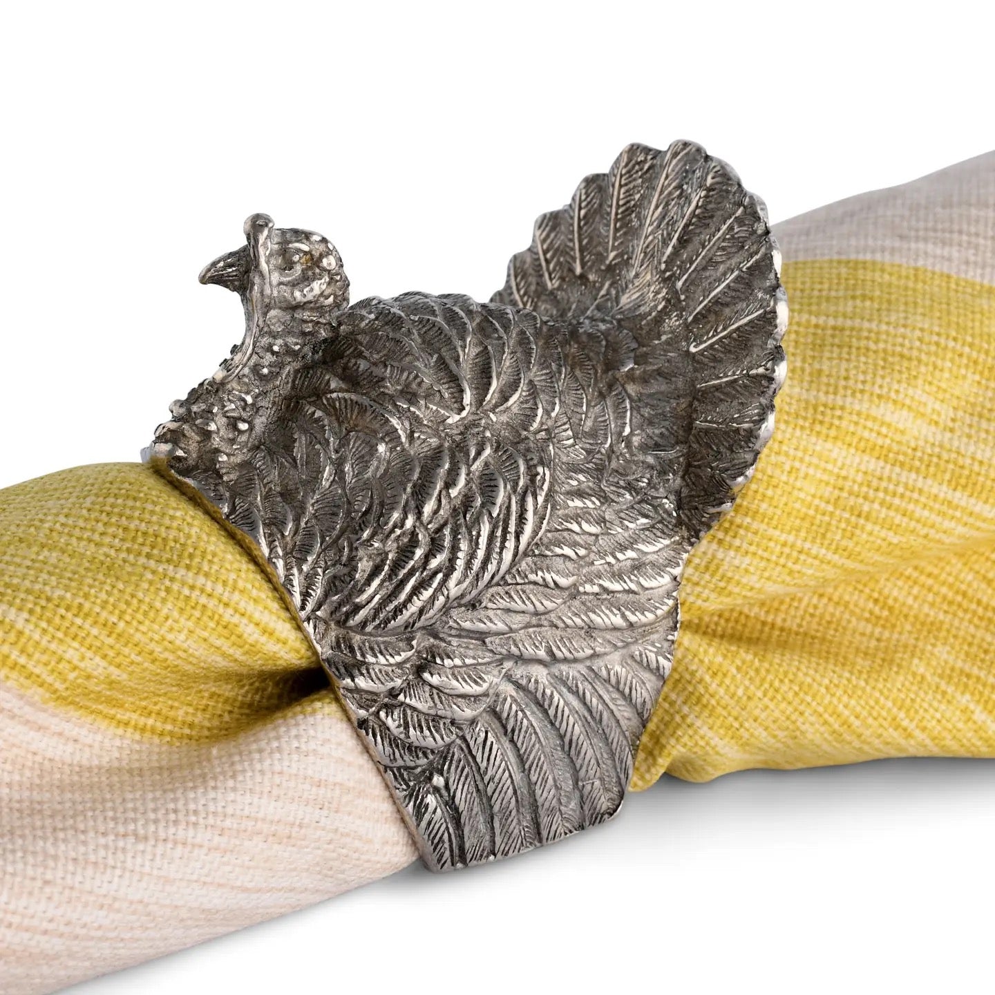Turkey Pewter Napkin Ring