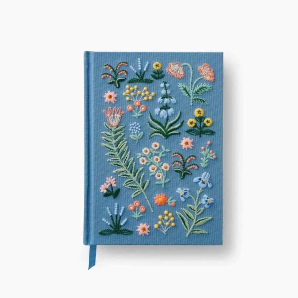 Menagerie Garden Embroidered Journal