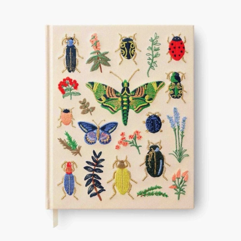 Curio Embroidered Fabric Sketchbook