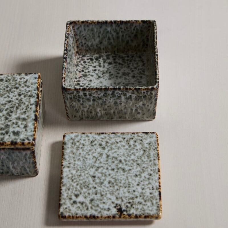 Ceramic Flecked Box Large