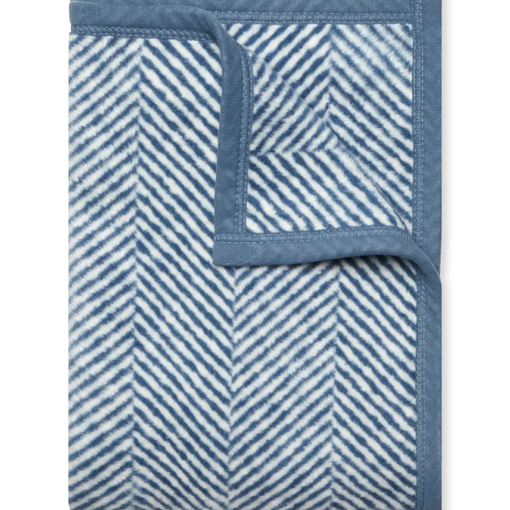 Harborview Herringbone Cornflower Blanket