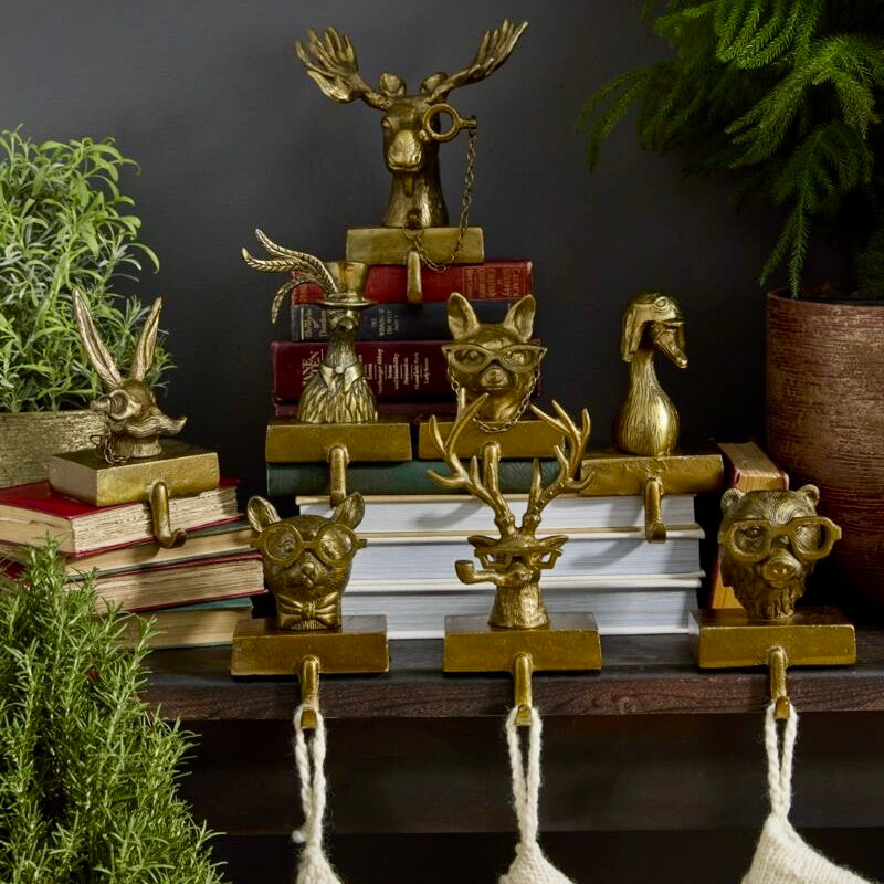 Eugene the Moose Stocking Holder