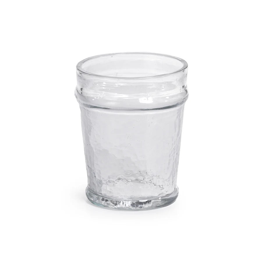 Hammered Glass Drinkware