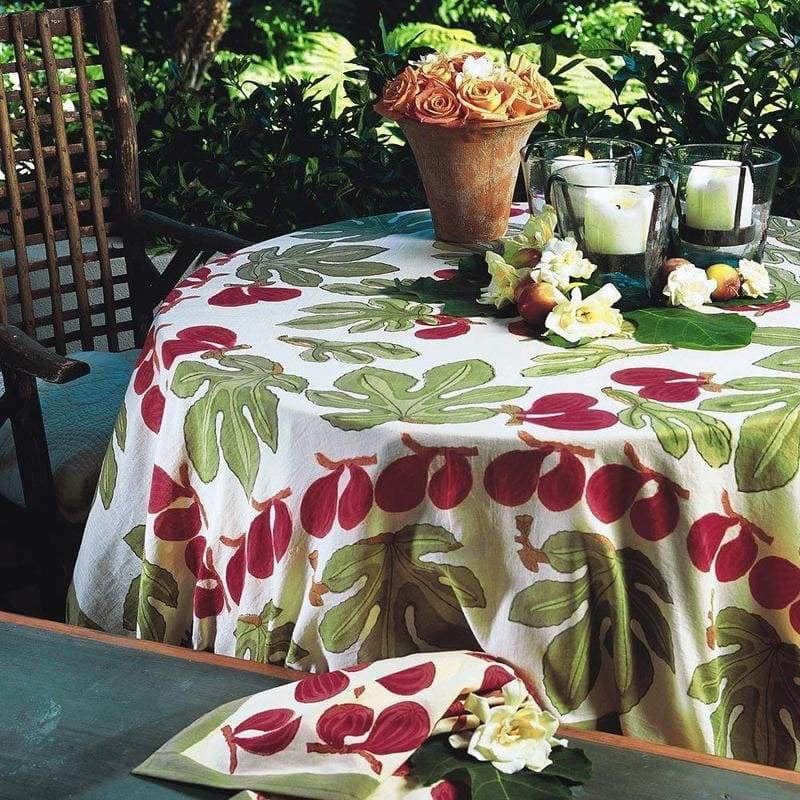 Fig Tablecloth in Green