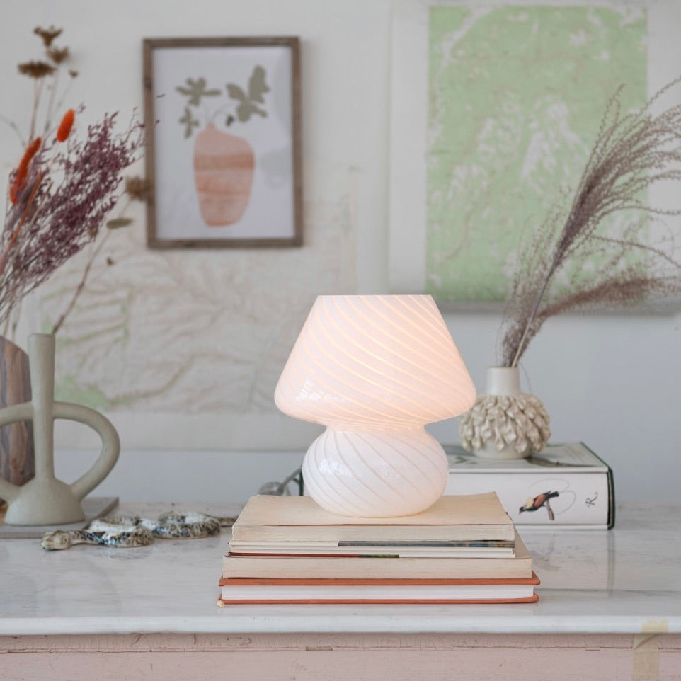 Blown Glass Table Lamp