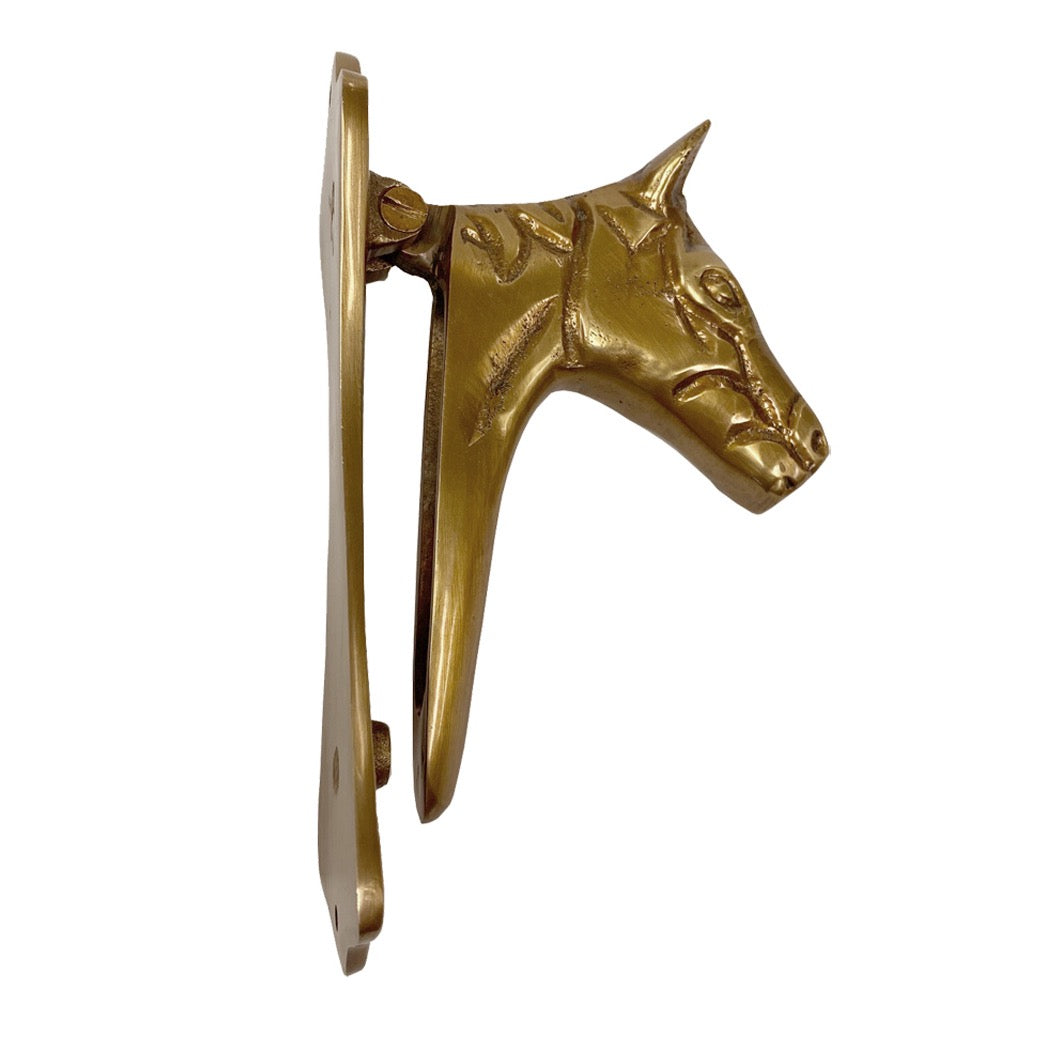 Handsome Horse Brass Door Knocker