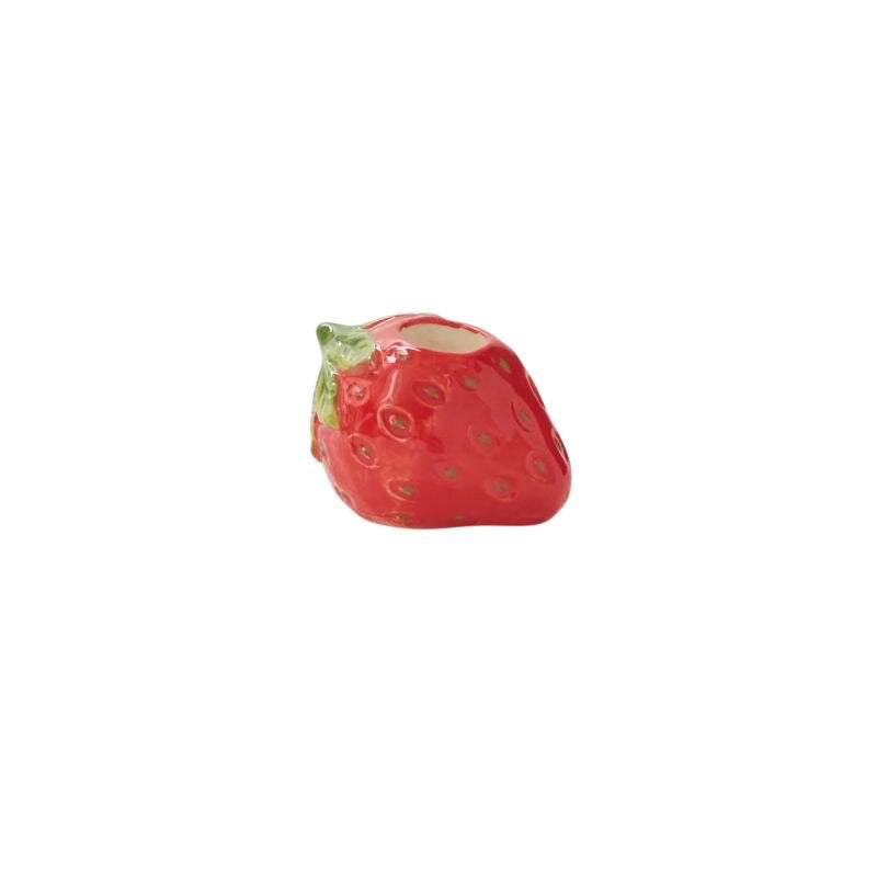Ceramic Strawberry Candleholder