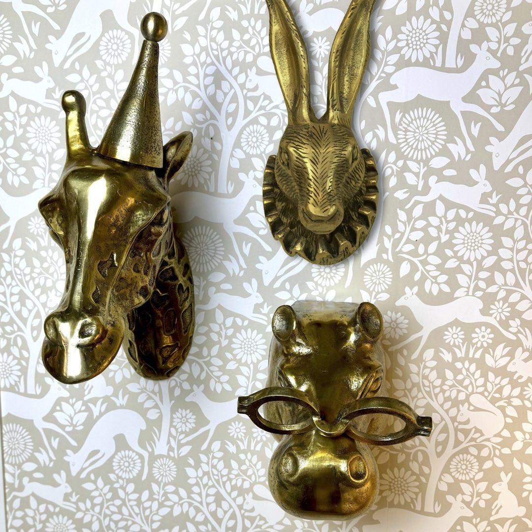 Margaret the Hippo Wall Mount