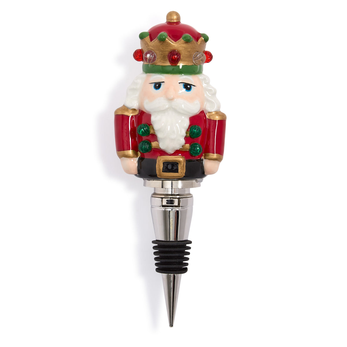 Light Up Nutcracker Bottle Stopper