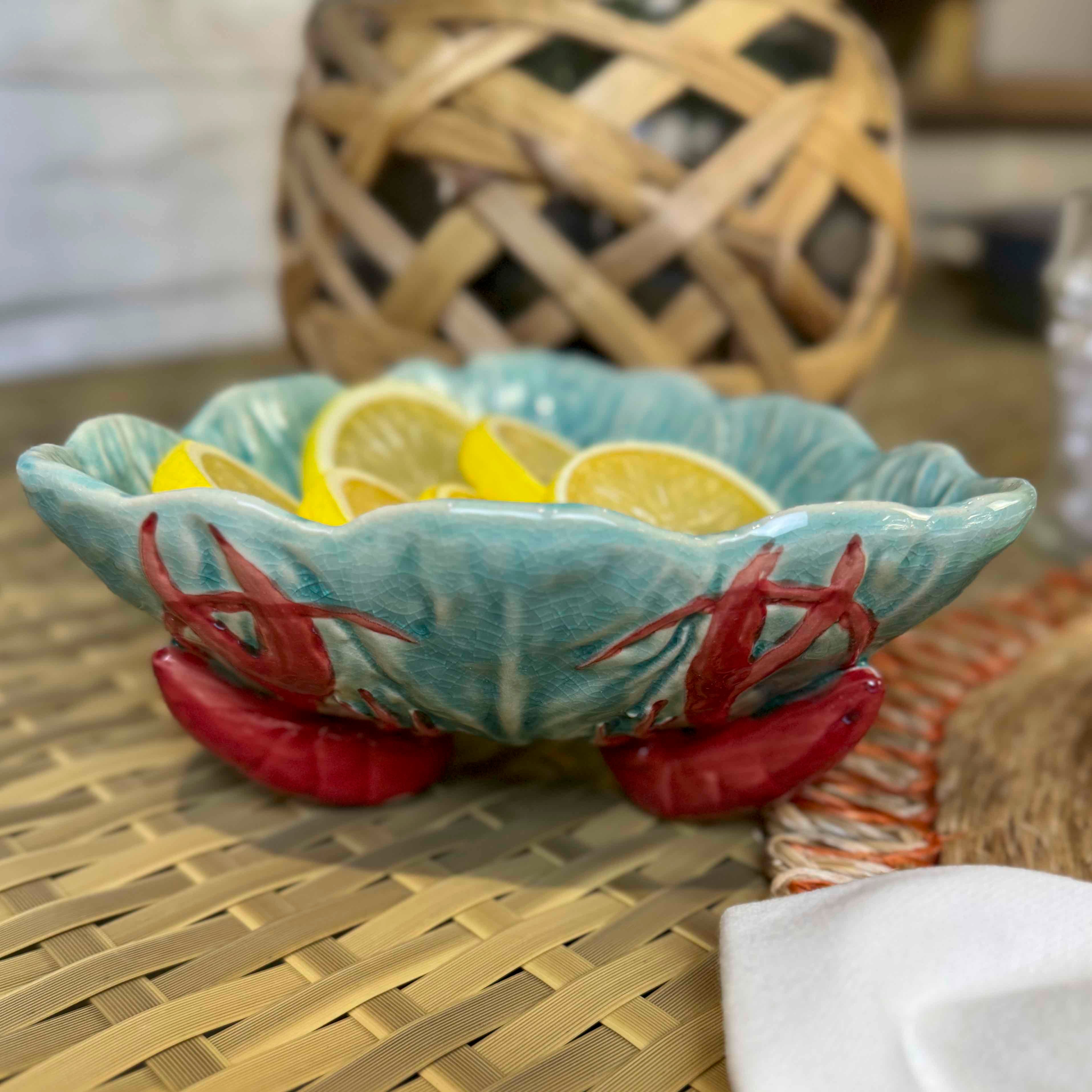 Lobster Footed Stoneware Bowl