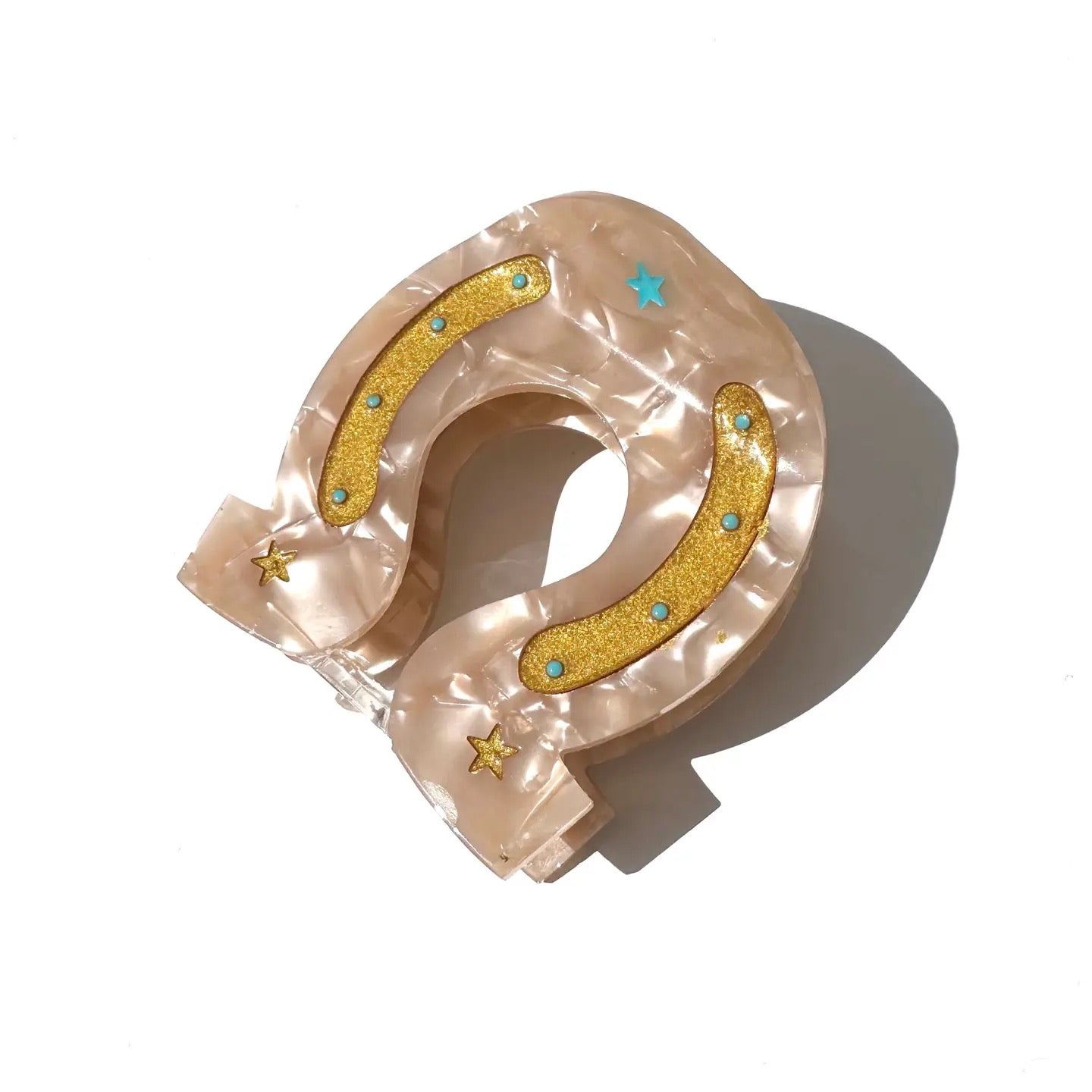 Lucky Horseshoe Hair Clip