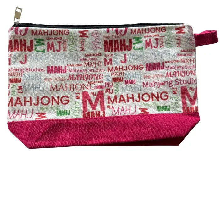 Mahjong Tile Bag in Hot Pink