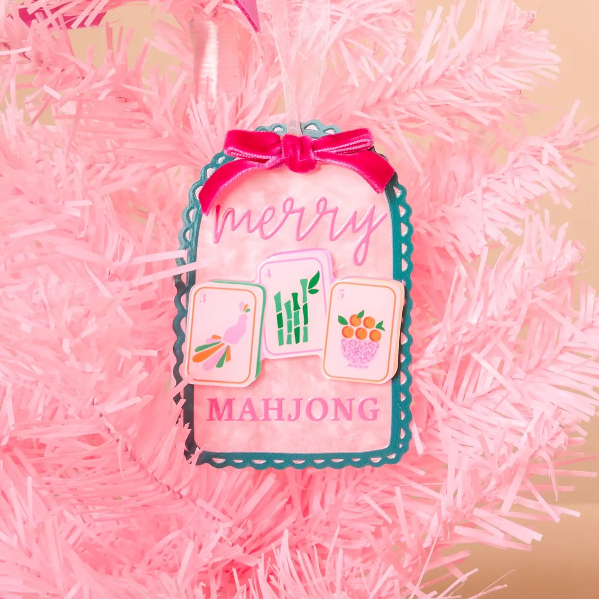 Merry Mahjong Ornament