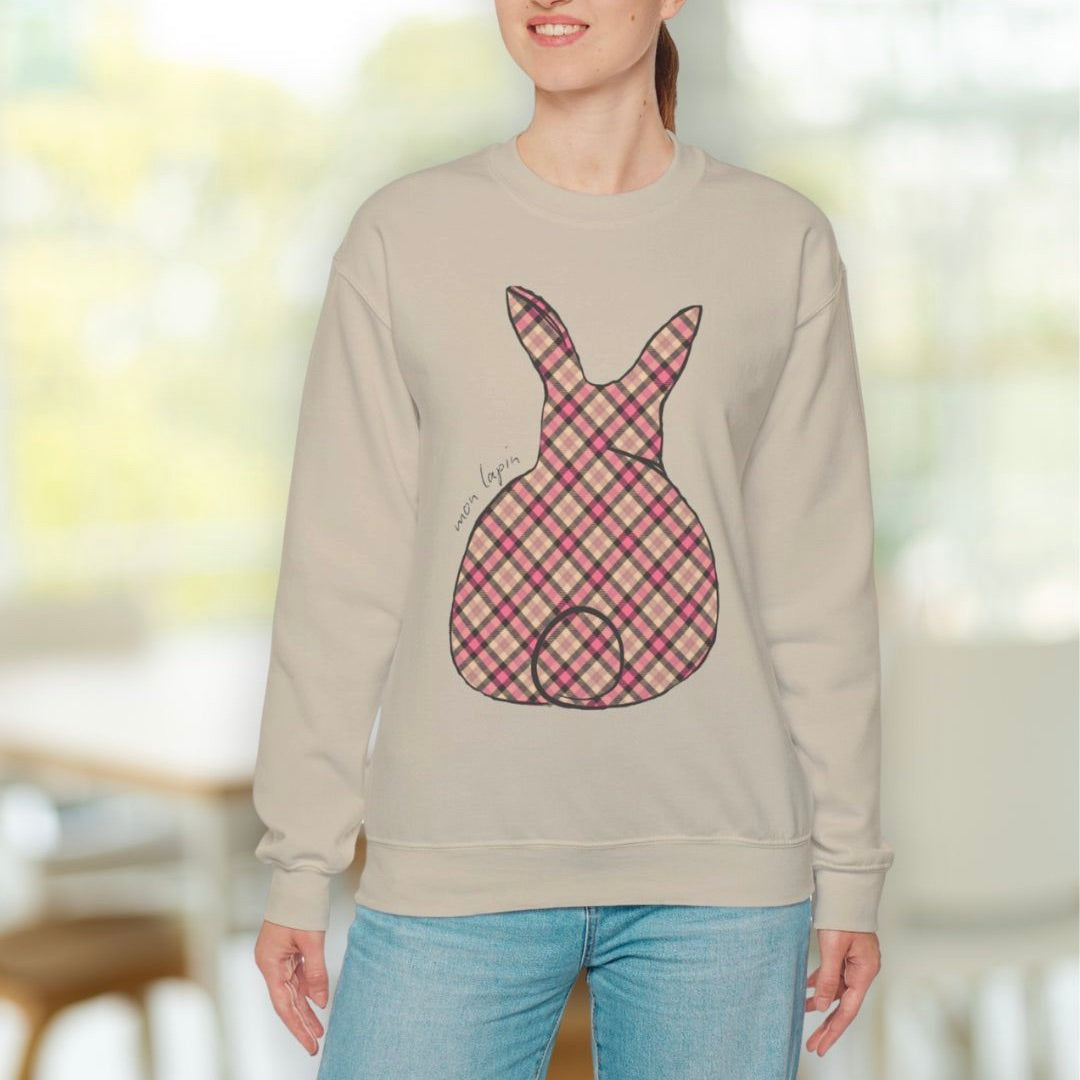 My Bunny Plaid Sweatshirt
