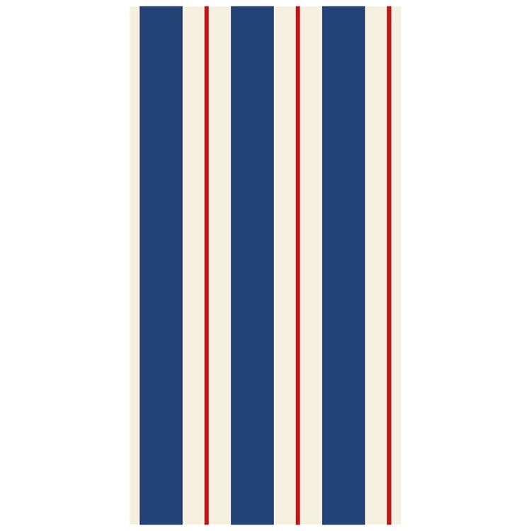 Striped pattern with blue, white, and red vertical stripes on a white background