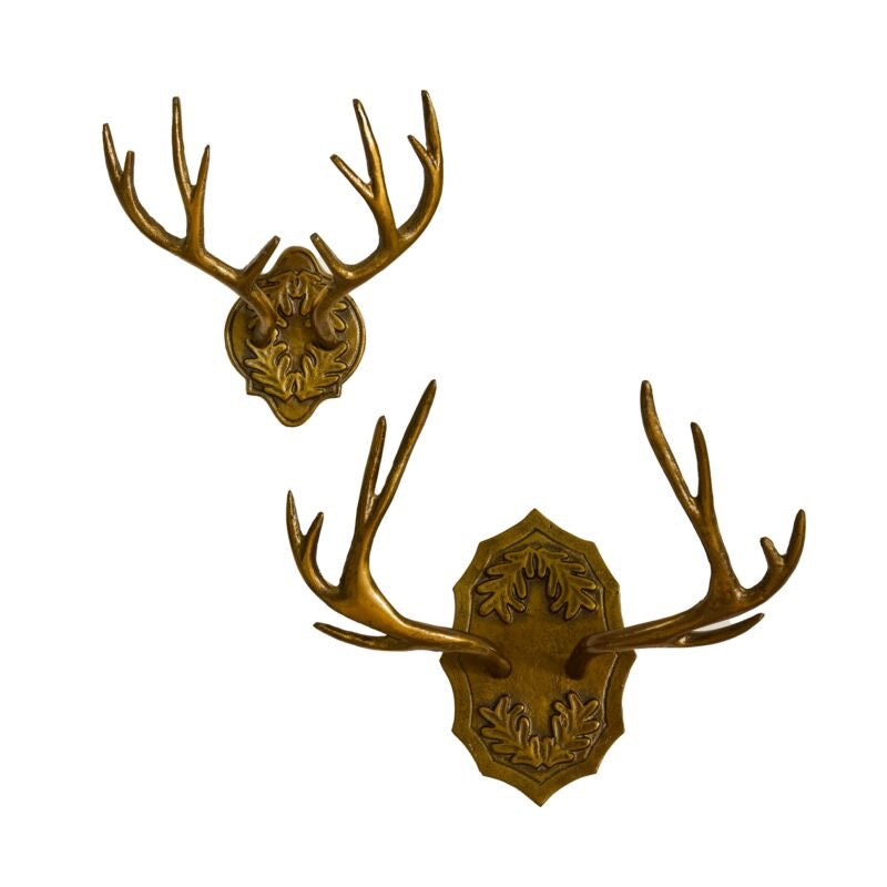 Oak Leaf Antler Wall Mount Small