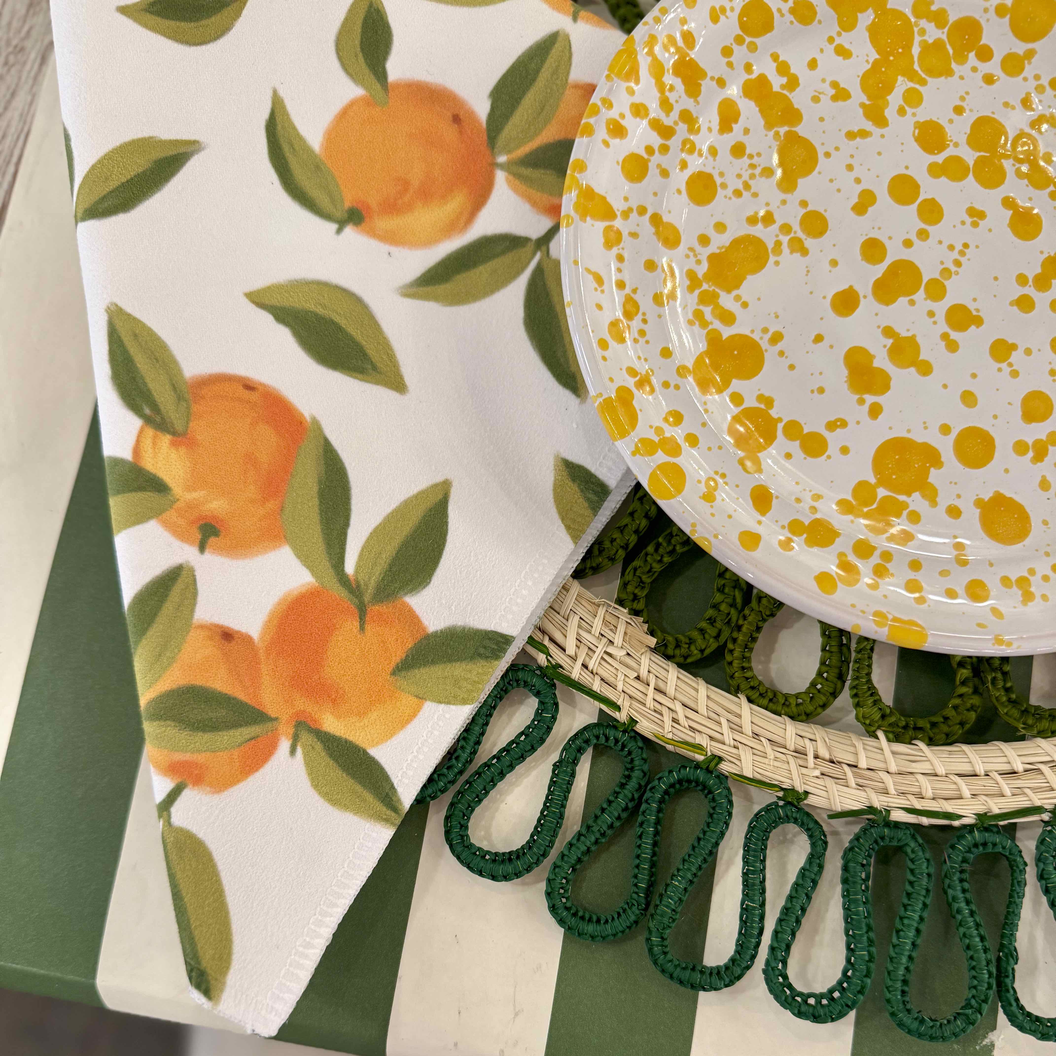 Orange Orchard Dinner Napkins