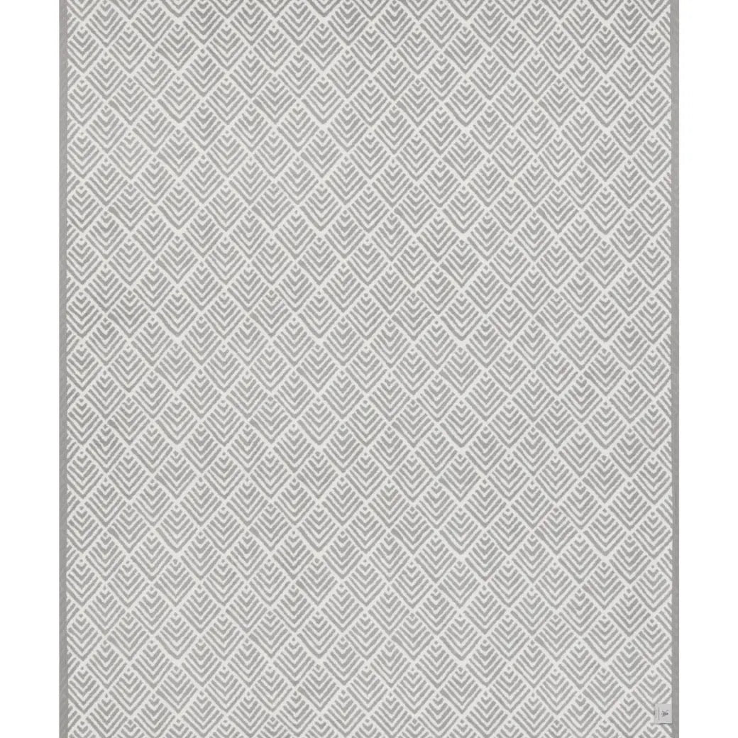 Textured gray pattern on a white background