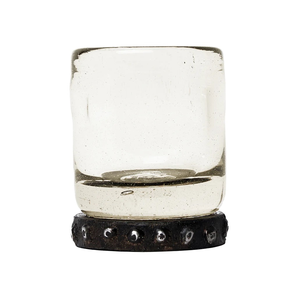Papacito Zackshot Glass by Jan Baboglio