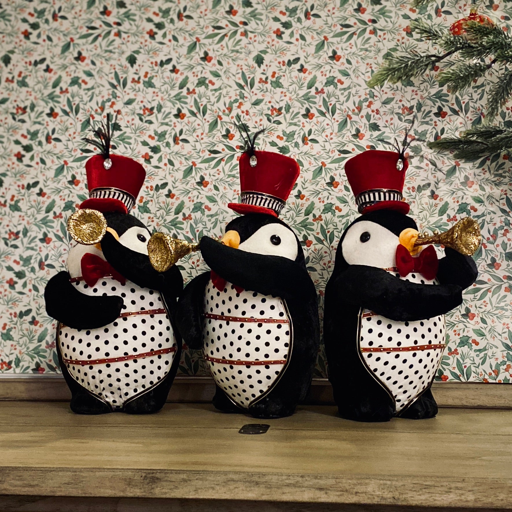 Perry the Penguin Trumpet Player Figurine