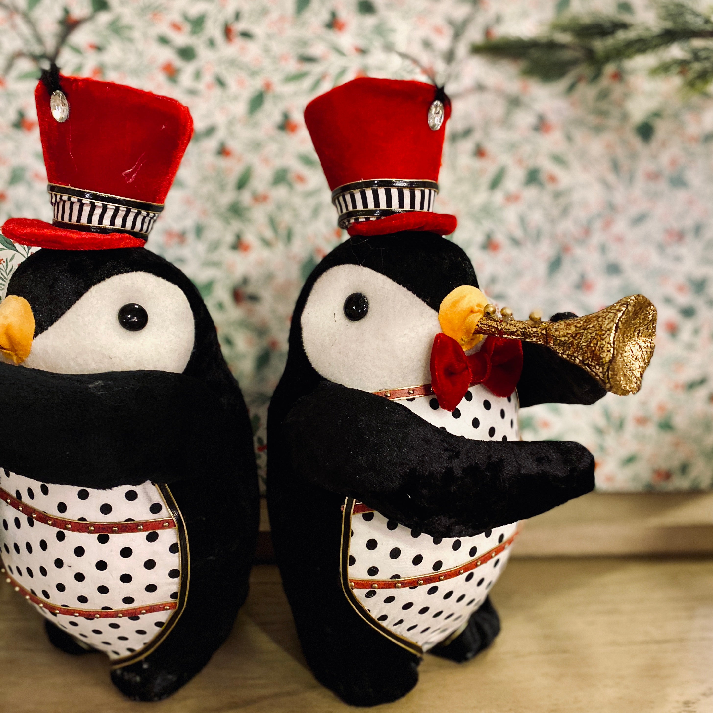 Perry the Penguin Trumpet Player Figurine