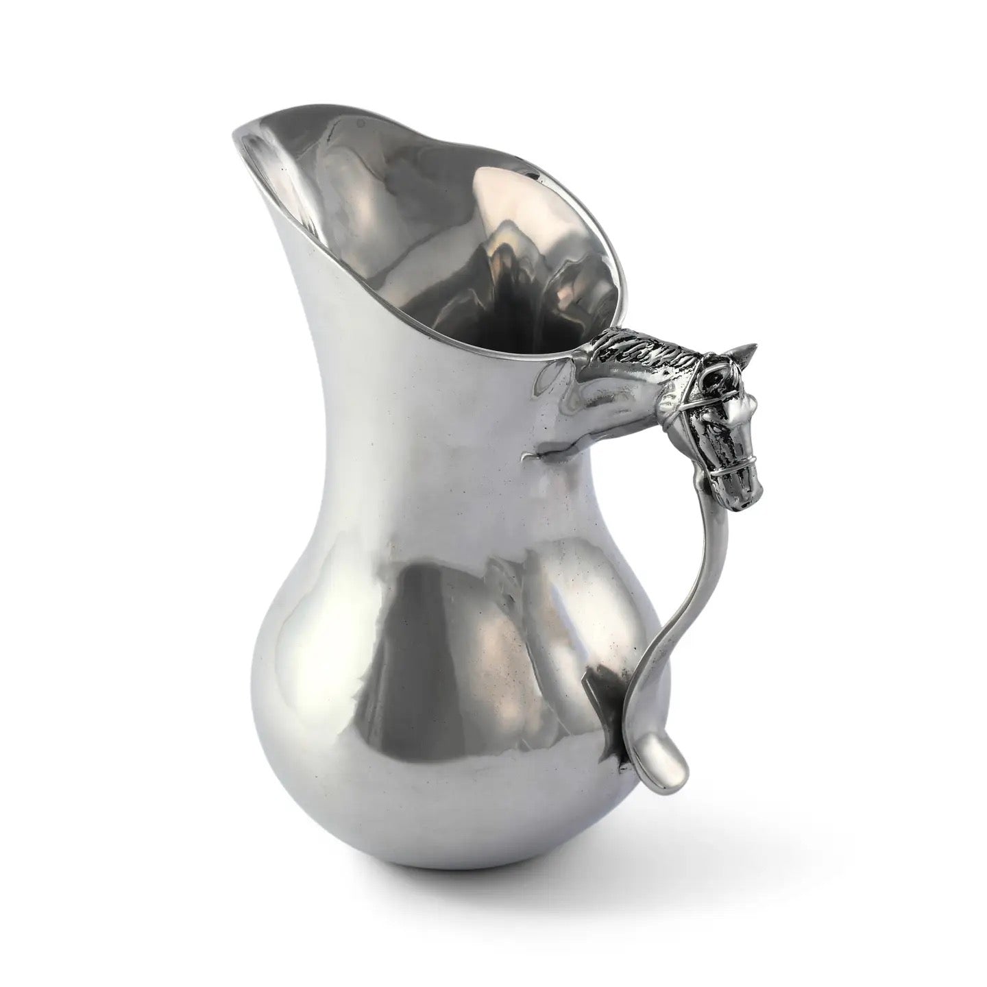 Pewter Horse Pitcher