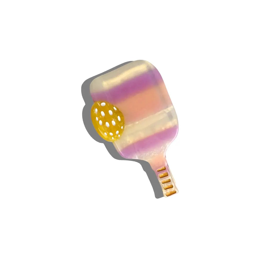 Pickleball Paddle Claw Hair Clip