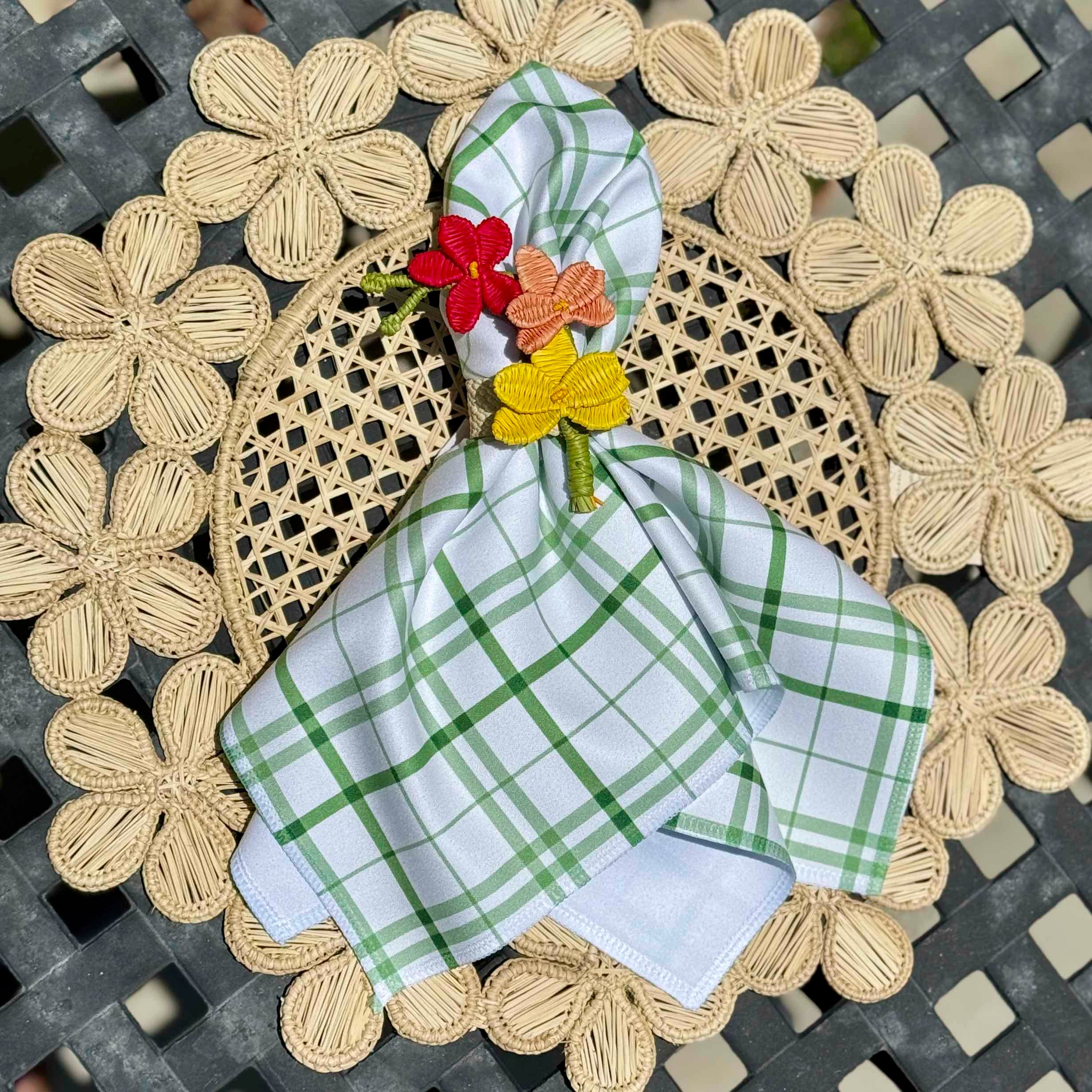 Picnic Plaid Dinner Napkins