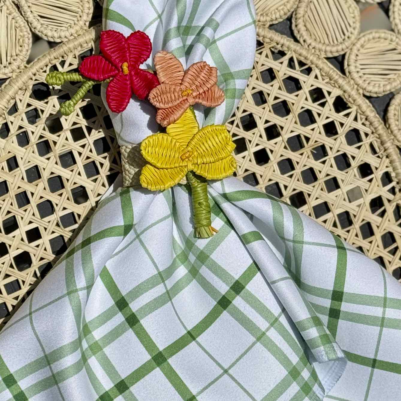 Picnic Plaid Dinner Napkins