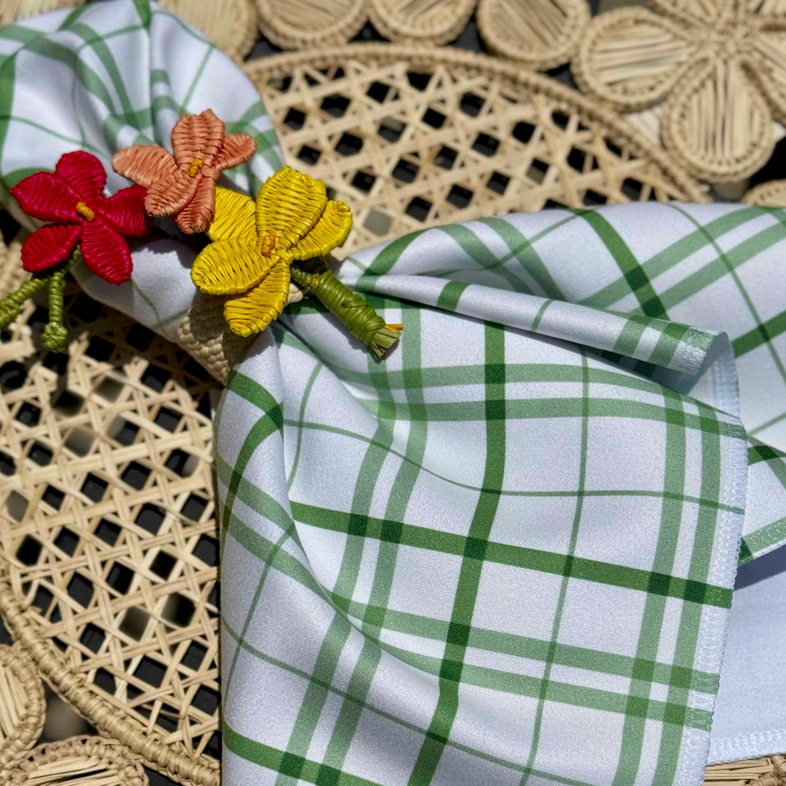 Picnic Plaid Dinner Napkins