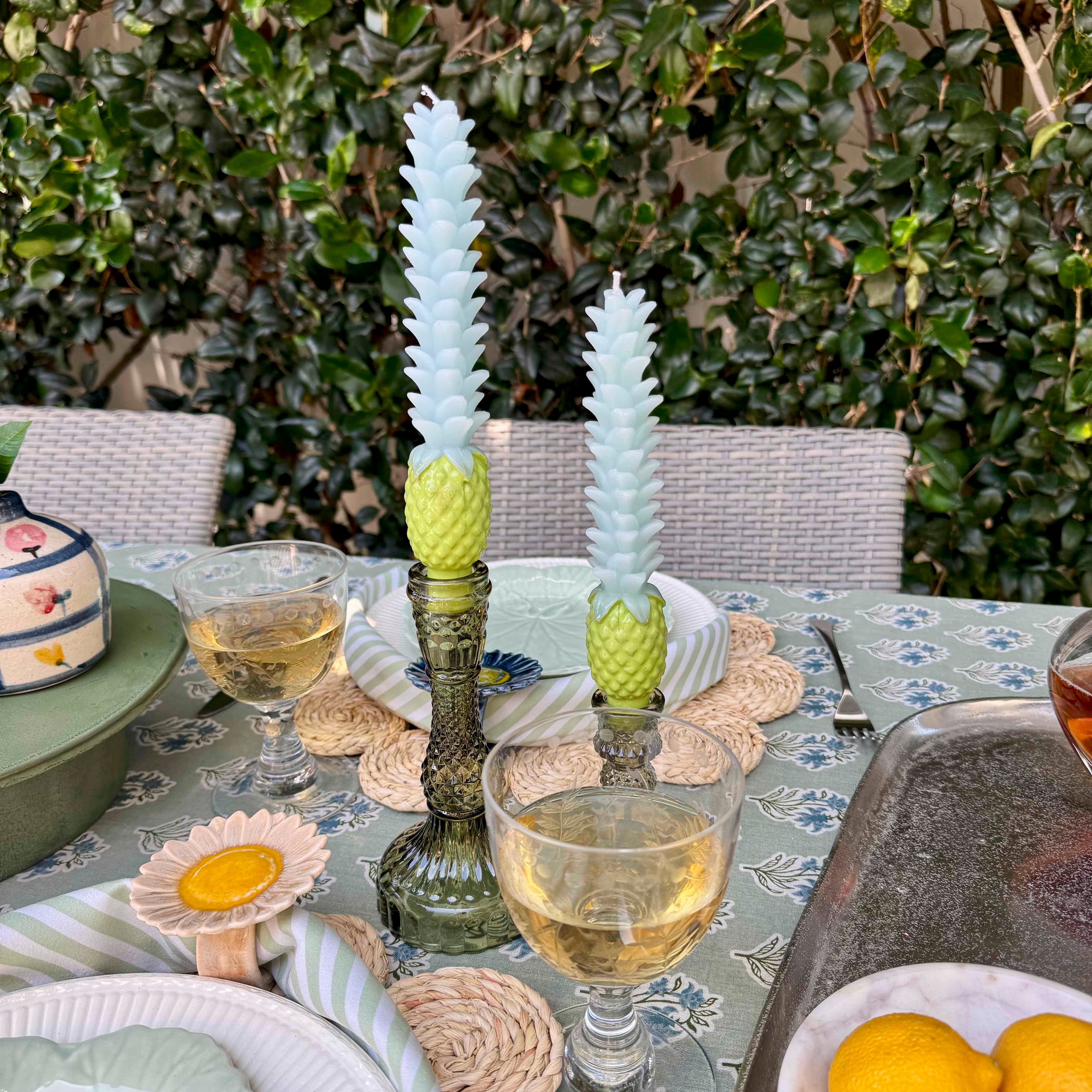 Pineapple Express Tapered Candle