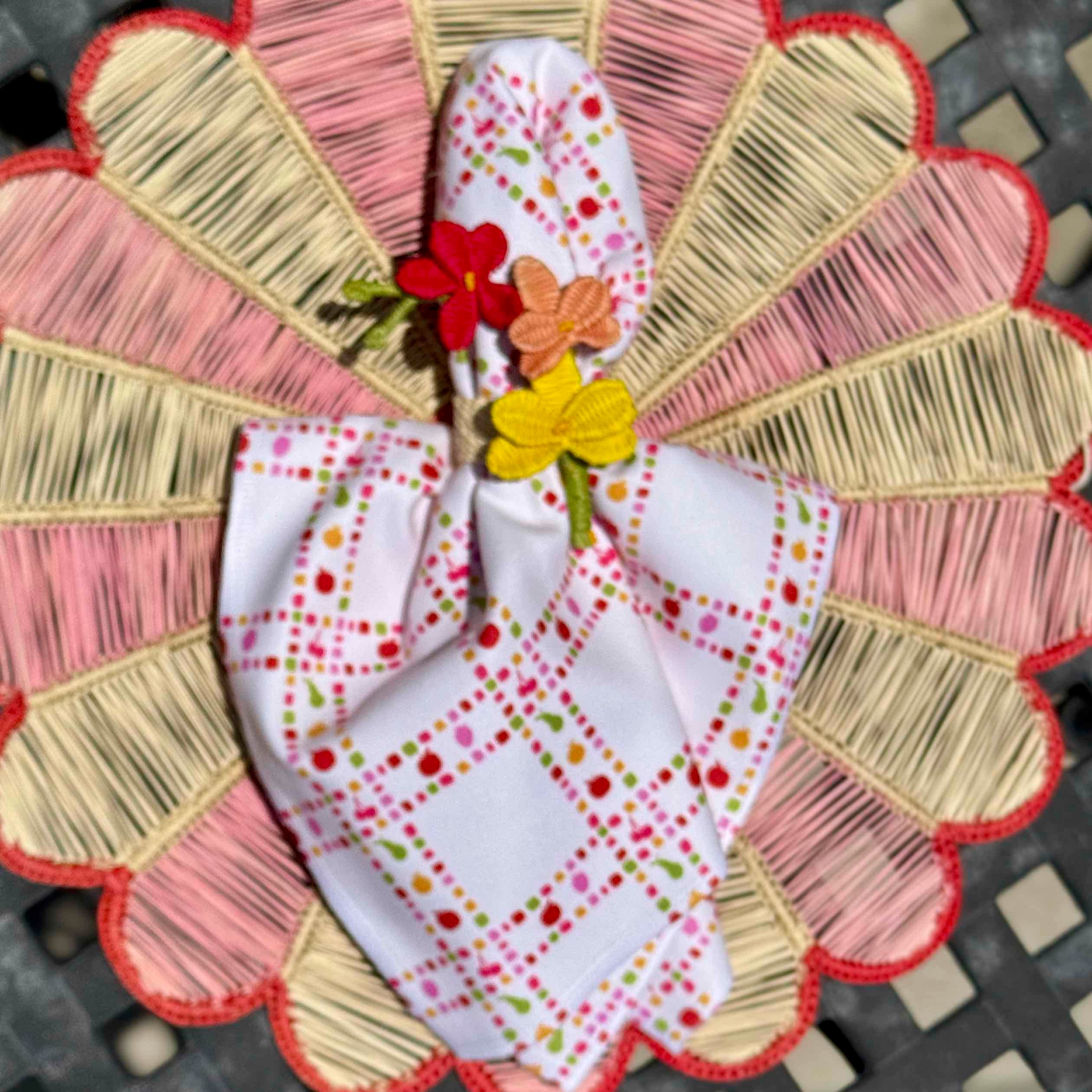 Plaid and Preserve Dinner Napkins