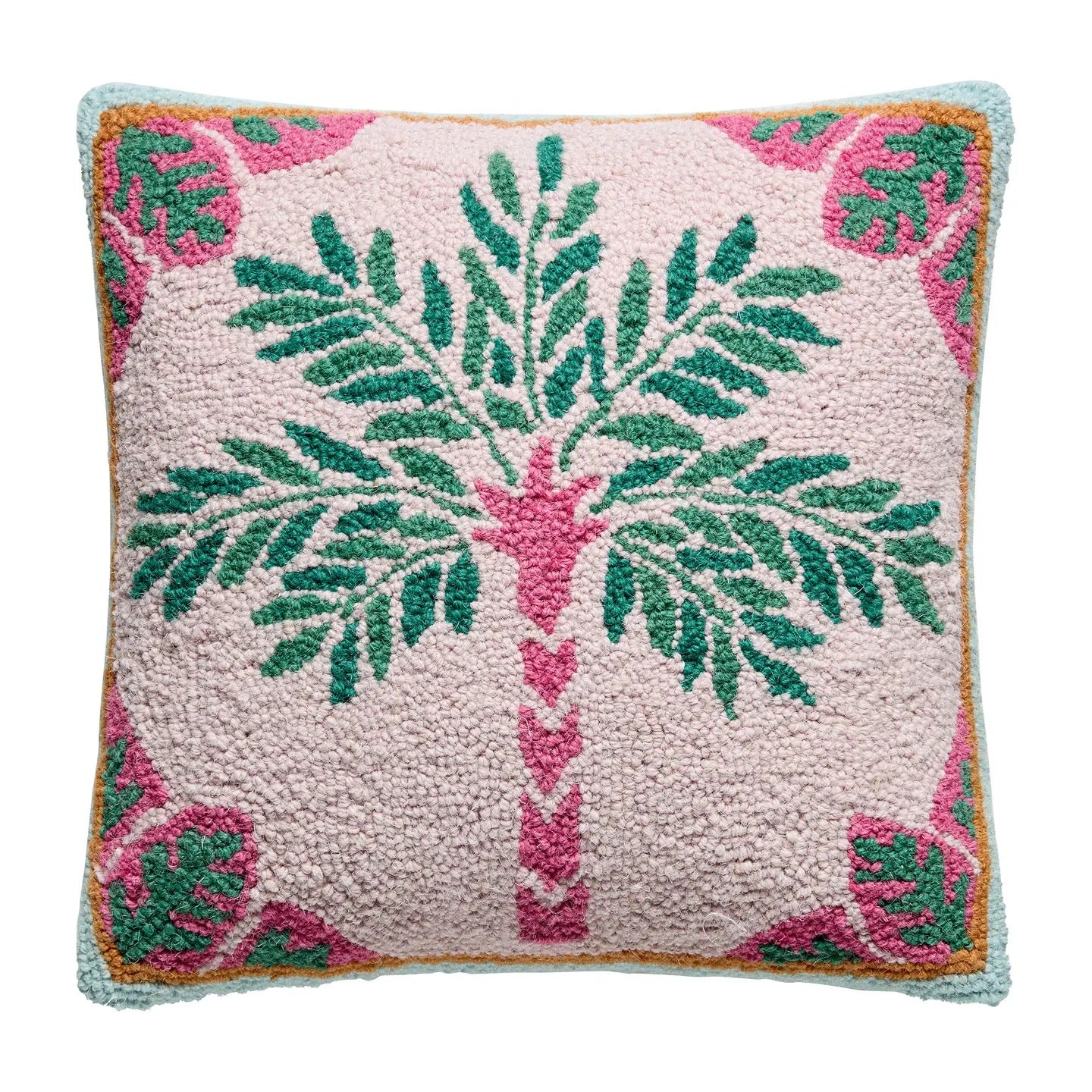 Preppy Palm Tree Pillow