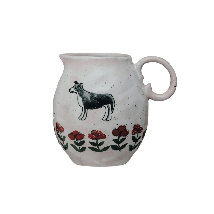 Primitive Dog Creamer Pitcher