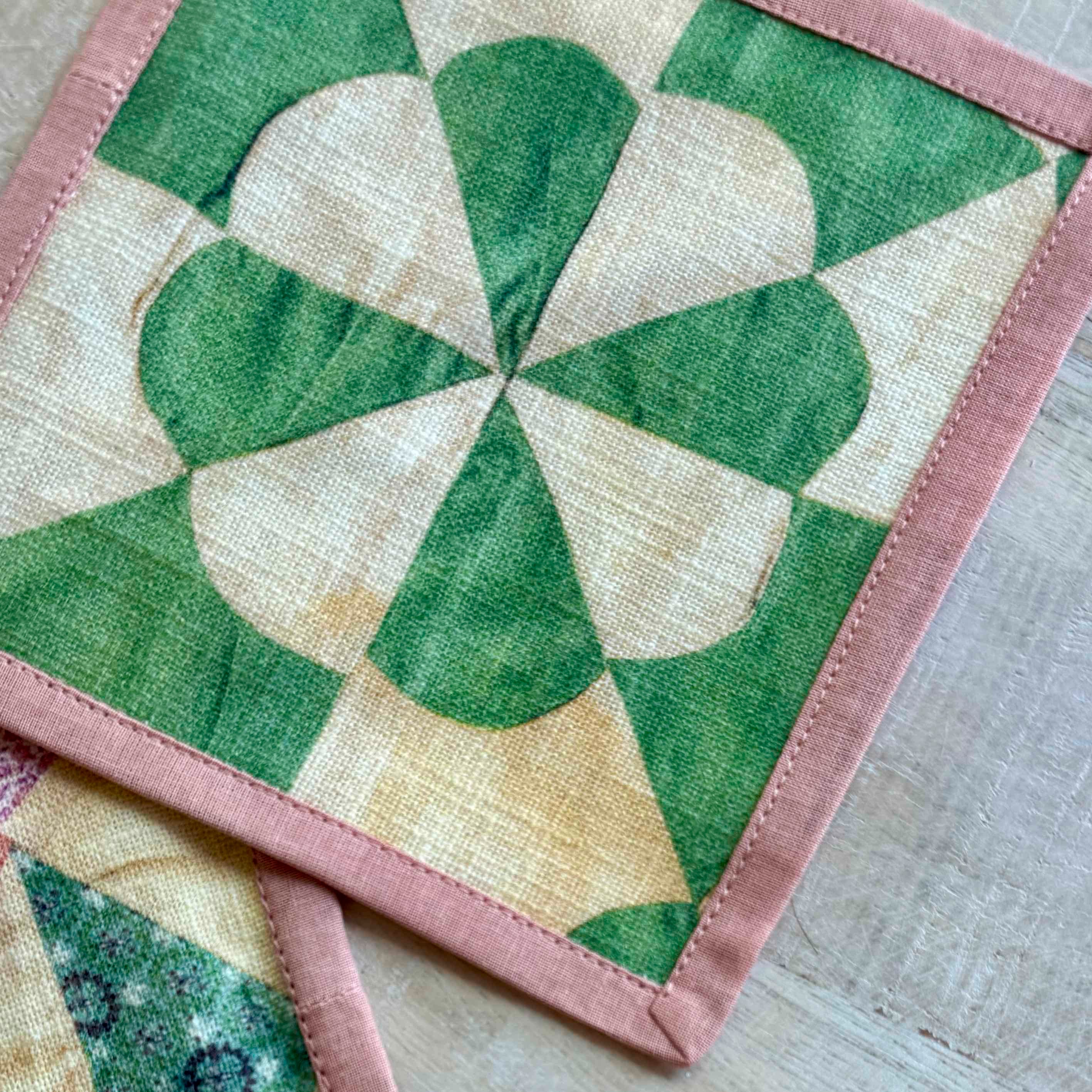 Quilted Cocktail Napkins - Set of 6