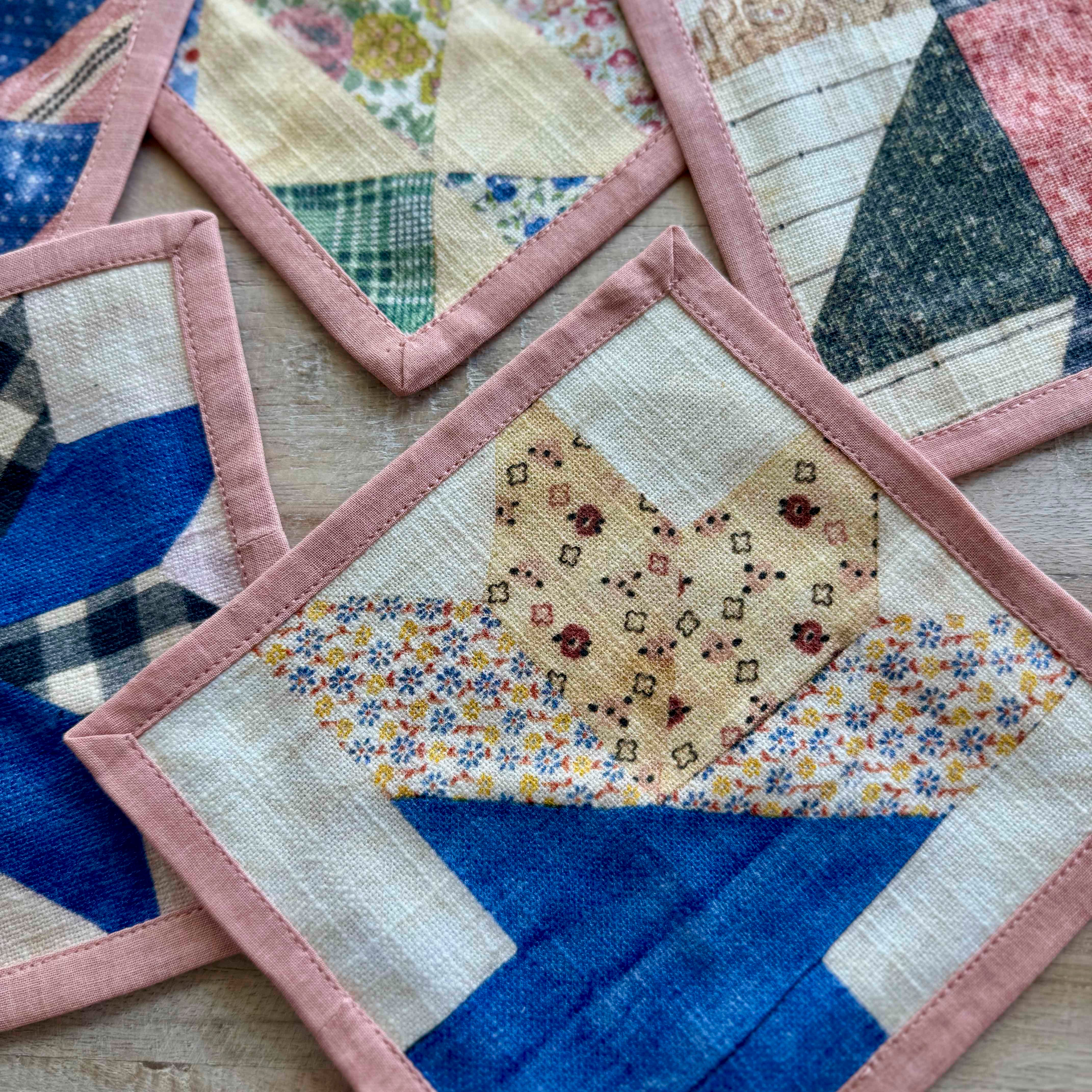 Quilted Cocktail Napkins - Set of 6