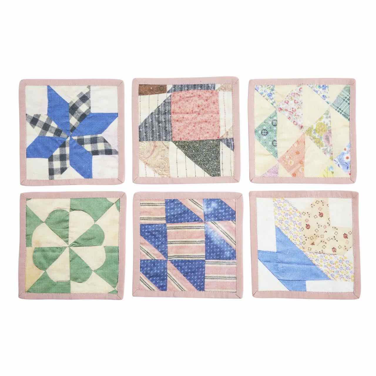 Quilted Cocktail Napkins - Set of 6