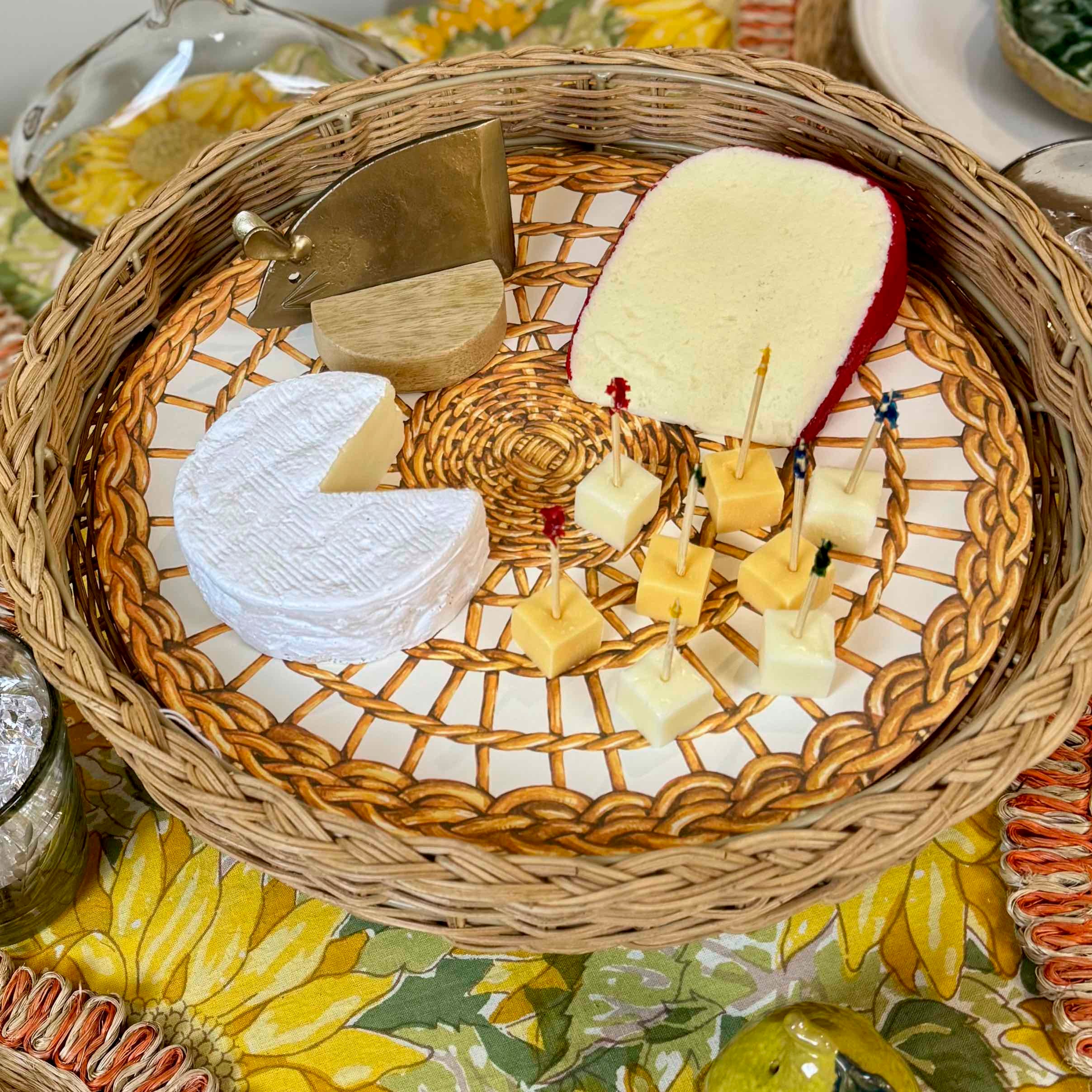 Rattan Braided Pedestal